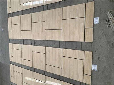 24x24 natūralaus travertino plytelės